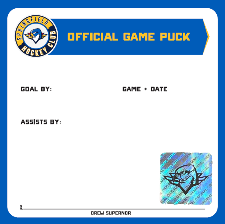 T-Birds Goal Pucks - 10/17/26 vs Lehigh Valley Phantoms