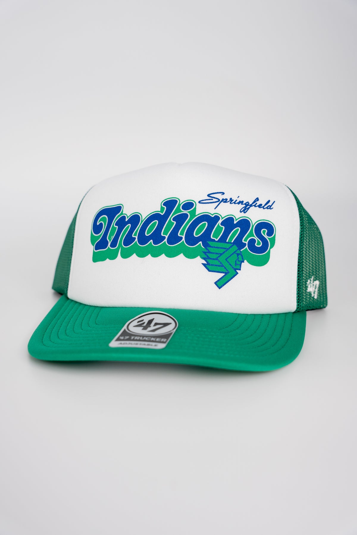 '47 Vibes Indians Trucker Foam Front - Green/White