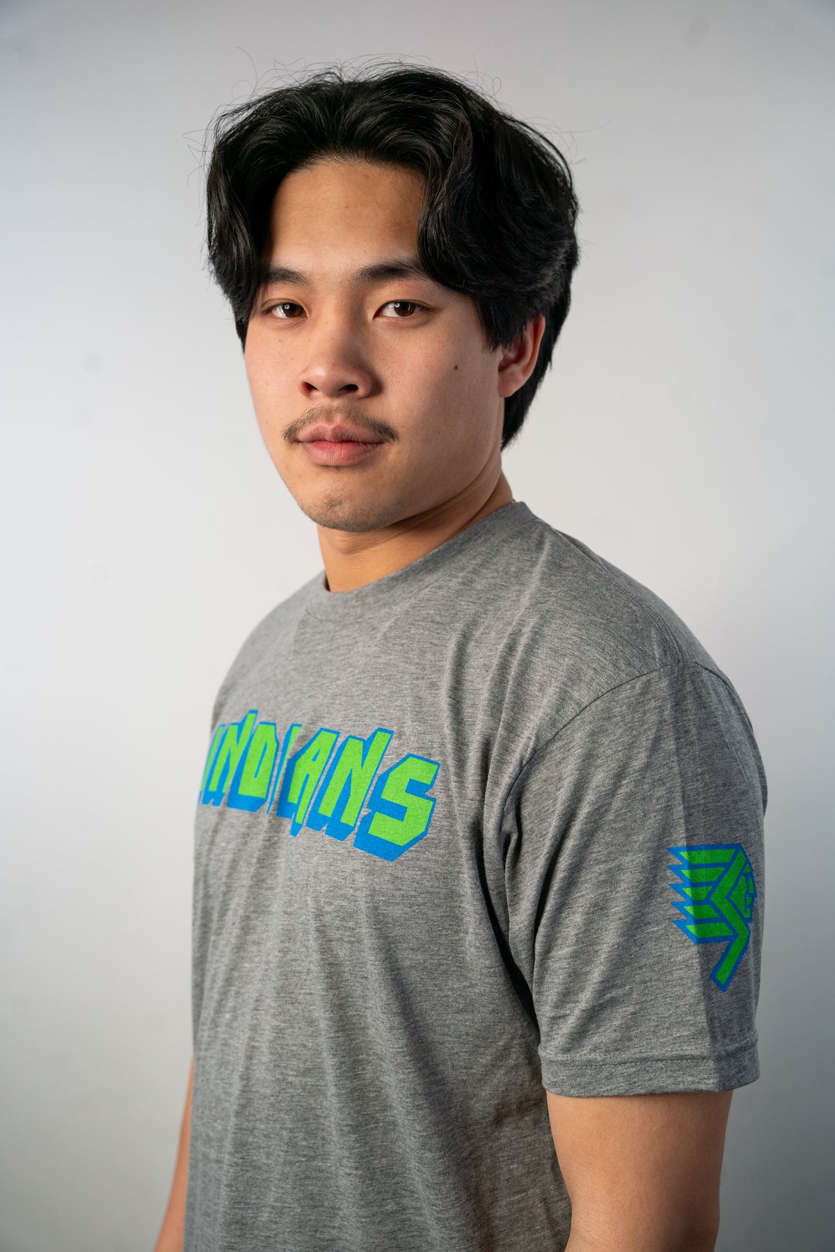 Indians Grey Tee