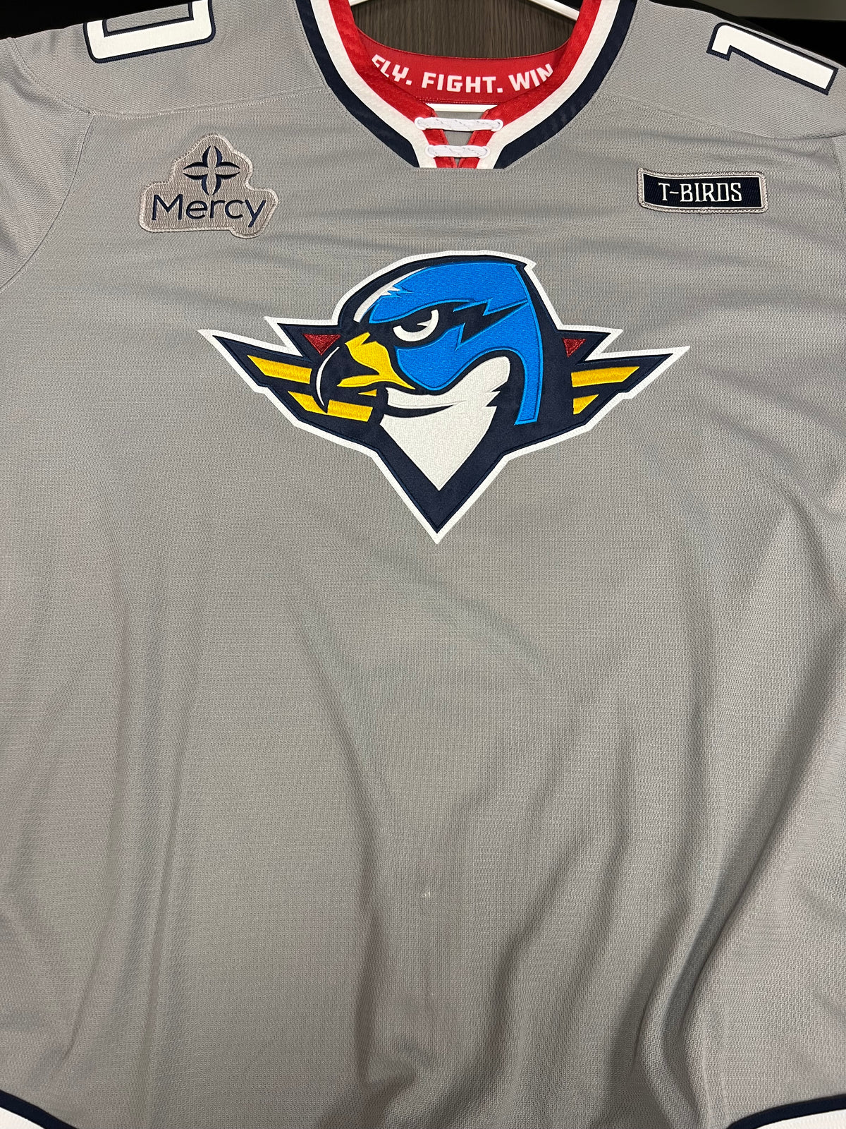 2025-26 Grey 3rd Authentic Jersey - #10 Jett Jones - Game Issued -Size 56 - Set 1/1