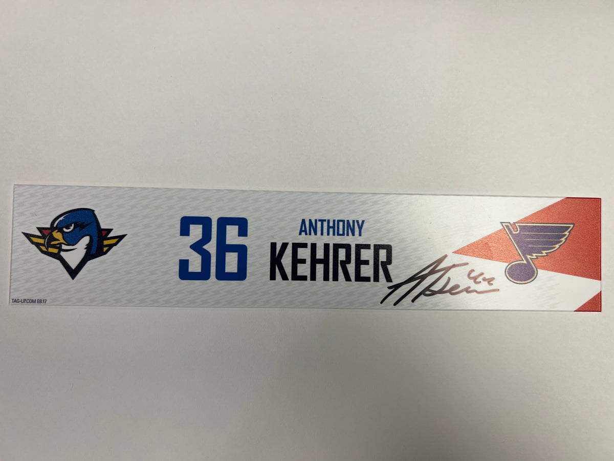 2024-25 T-Birds Regular Season Locker Nameplate - Red (UNSIGNED)