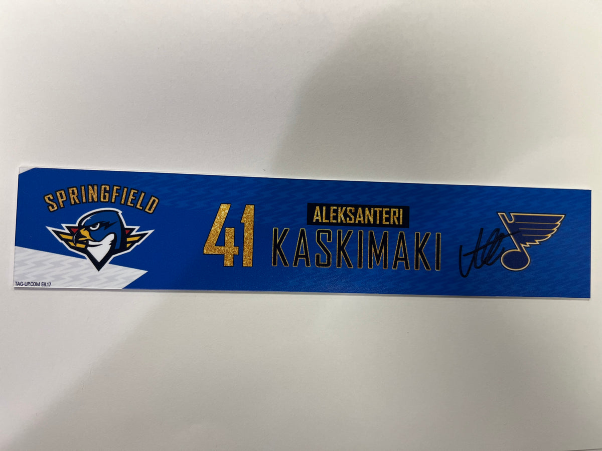 2024-25 T-Birds 3rd Jersey Locker Nameplates