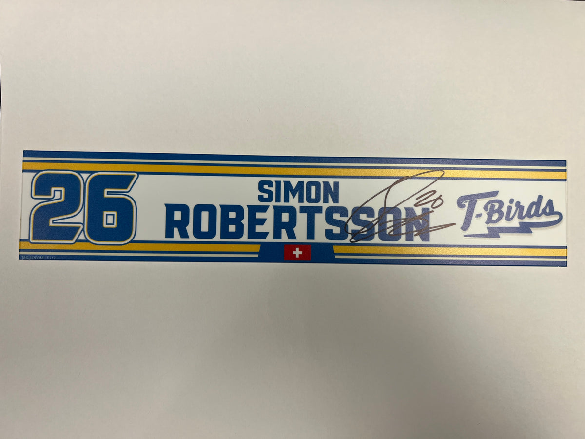 2023-24 Springfield Thunderbirds Locker Nameplate
