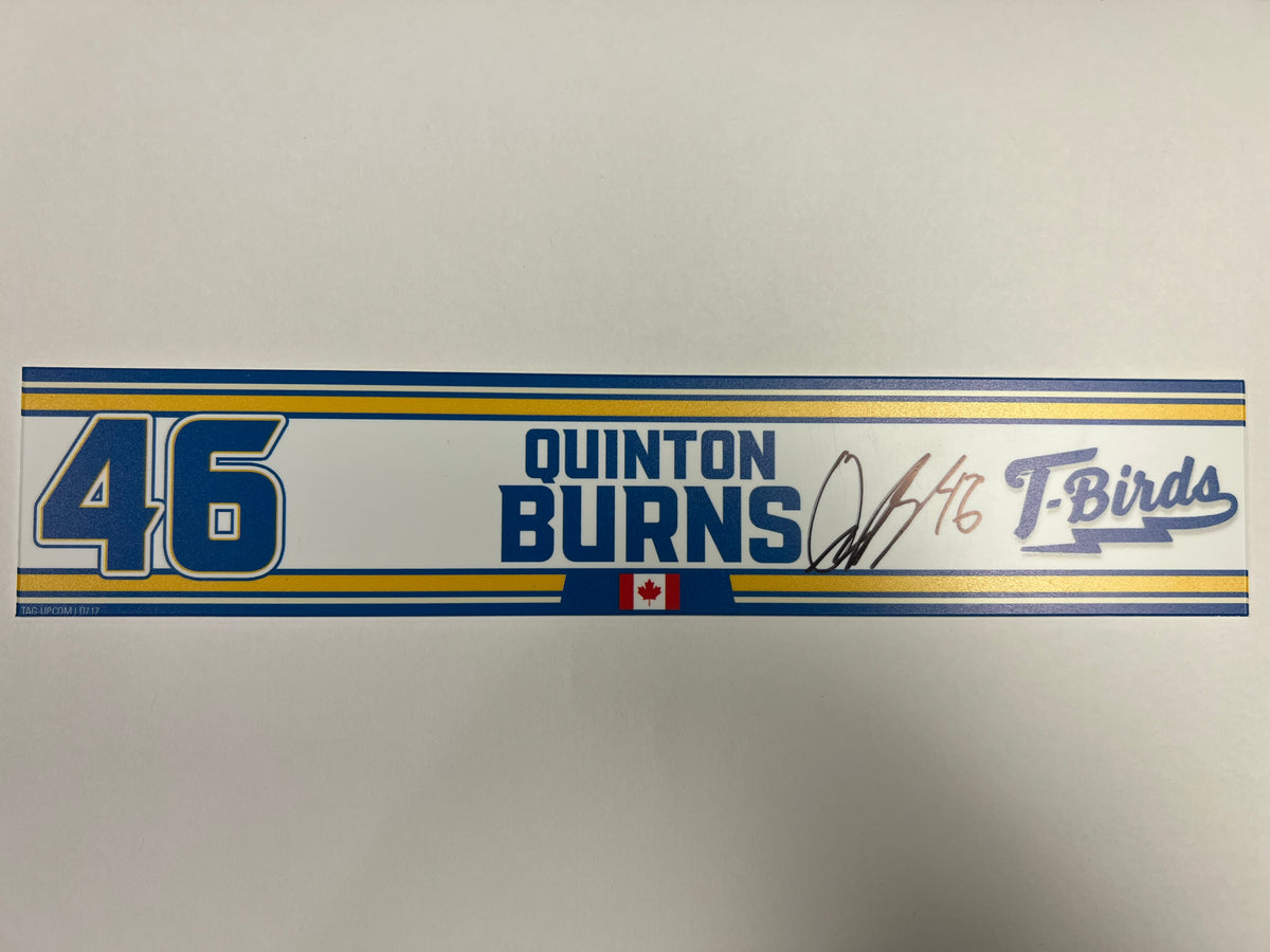 2023-24 Springfield Thunderbirds Locker Nameplate