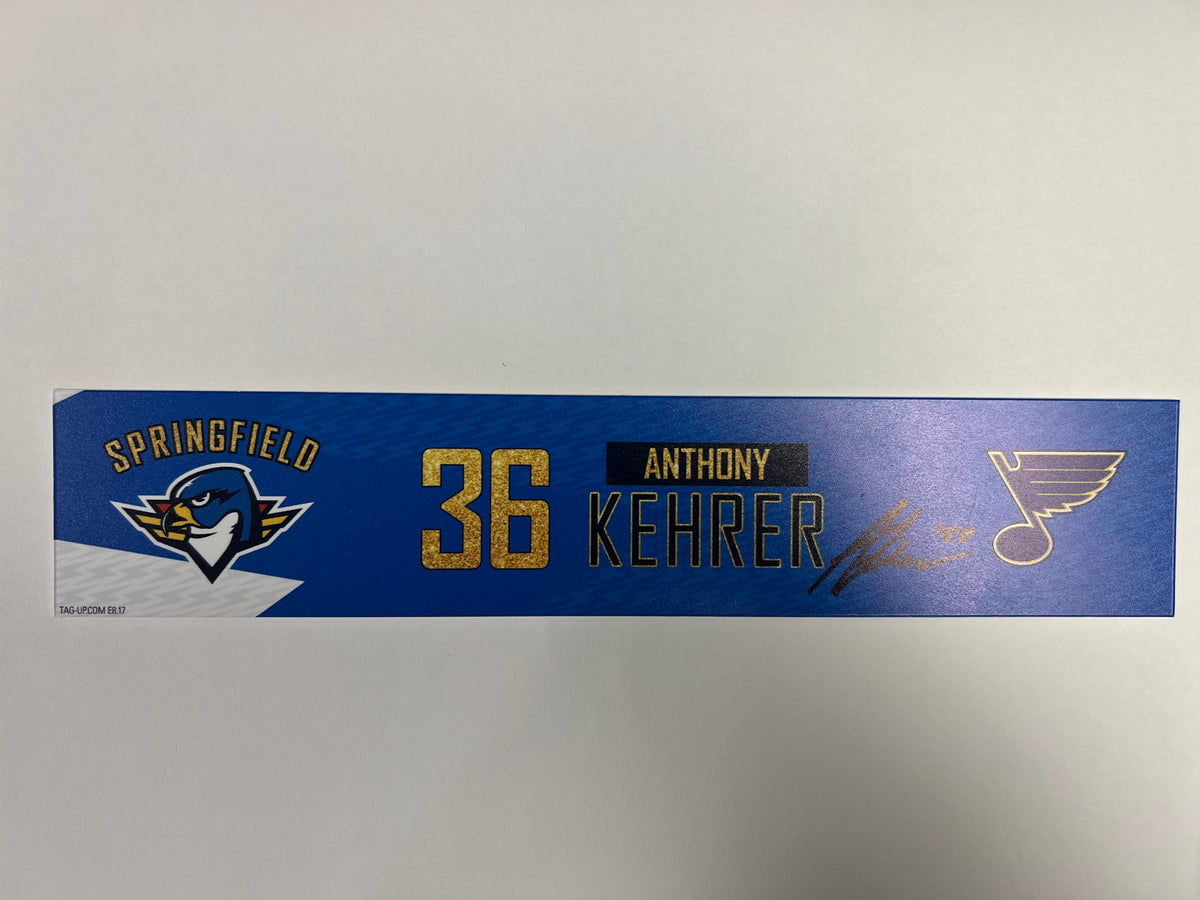 2024-25 T-Birds 3rd Jersey Locker Nameplates
