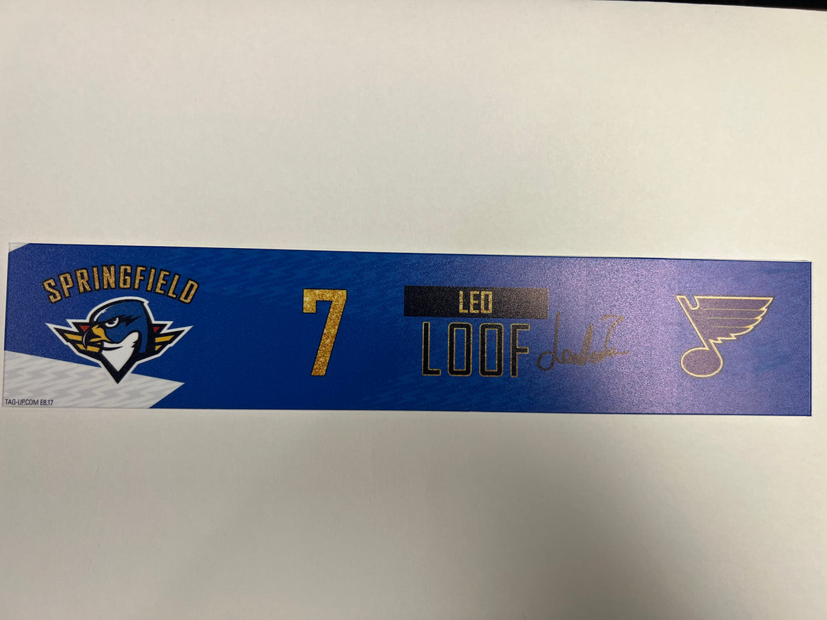 2024-25 T-Birds 3rd Jersey Locker Nameplates