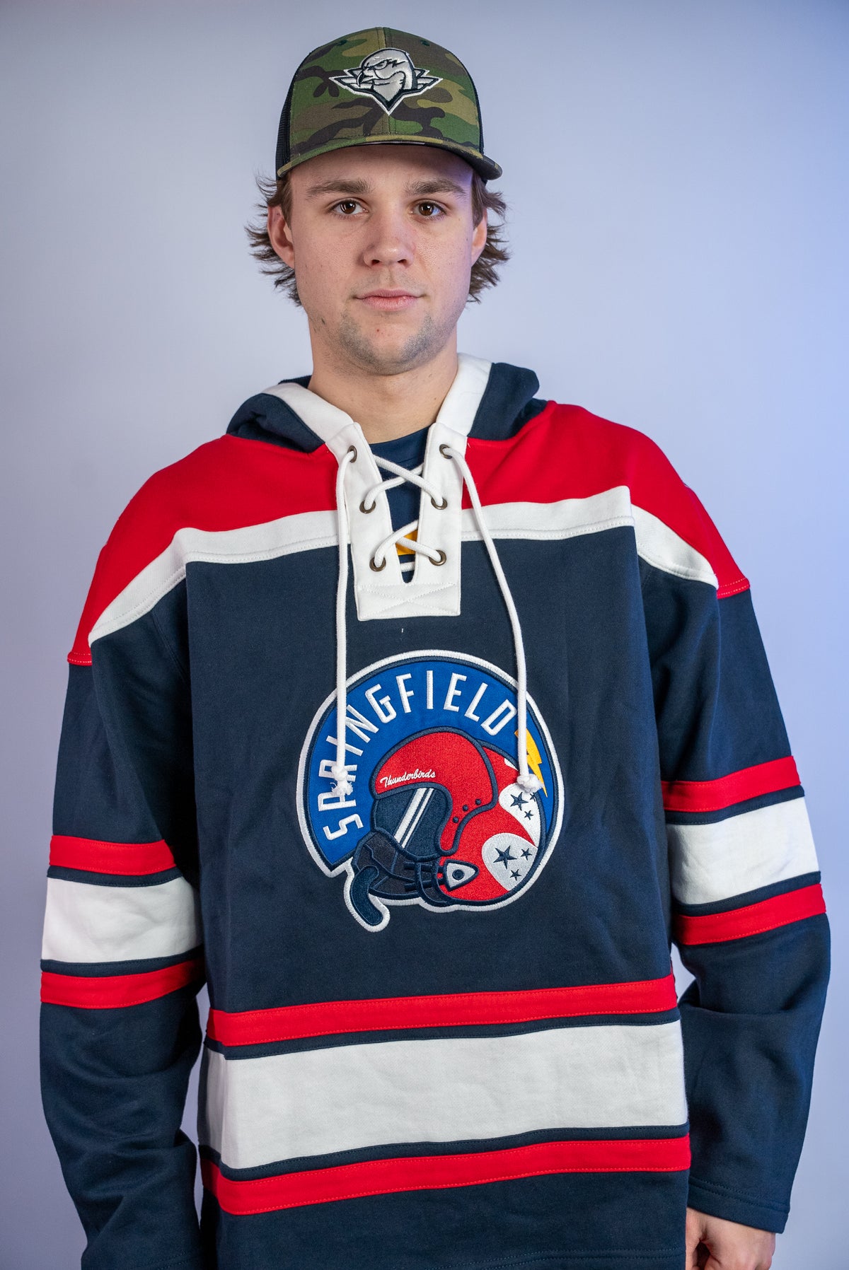 T-Birds Military Helmet Navy Lacer - '47 Brand
