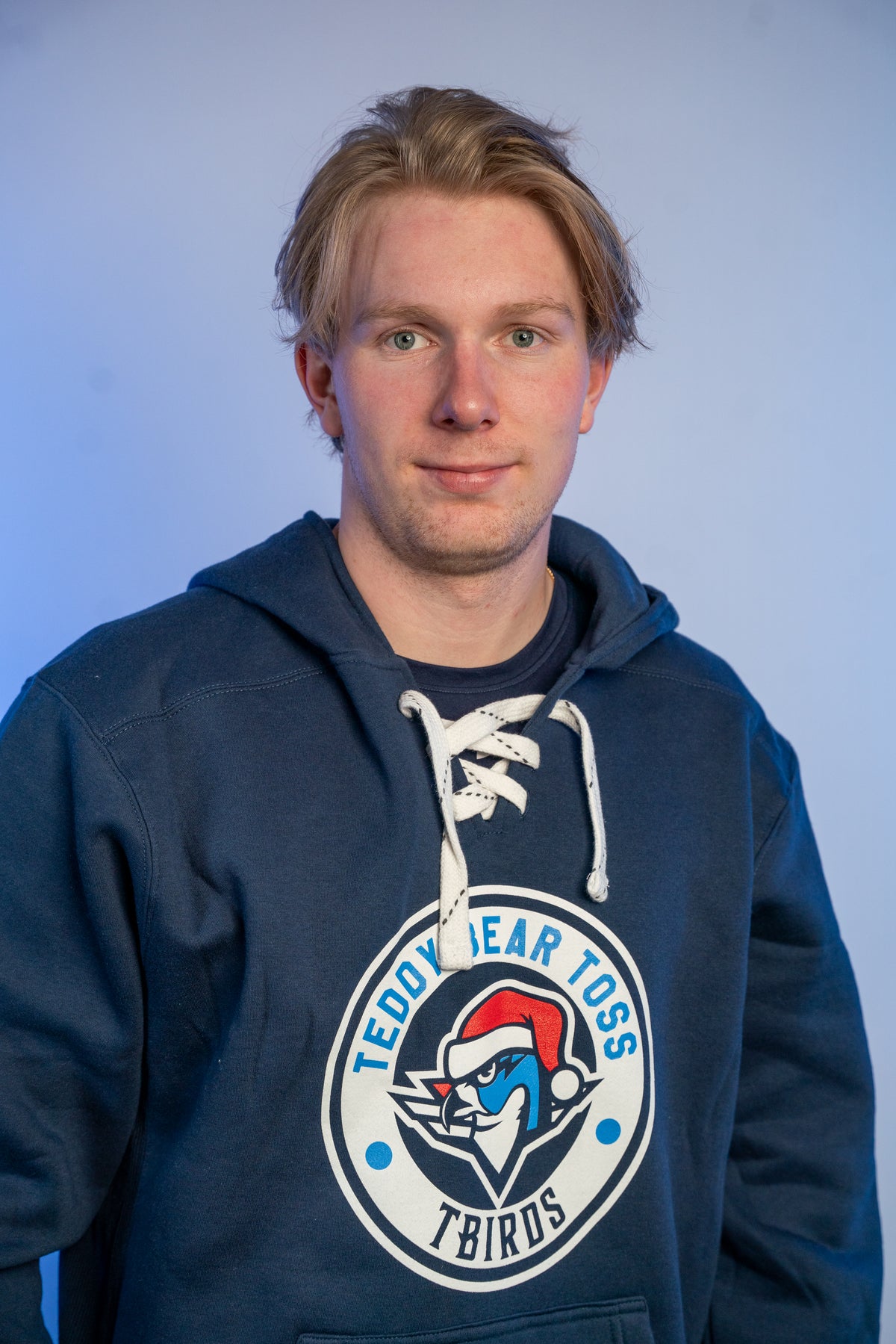 Teddy Bear Toss/Santa Boomer Laced Hood - Navy
