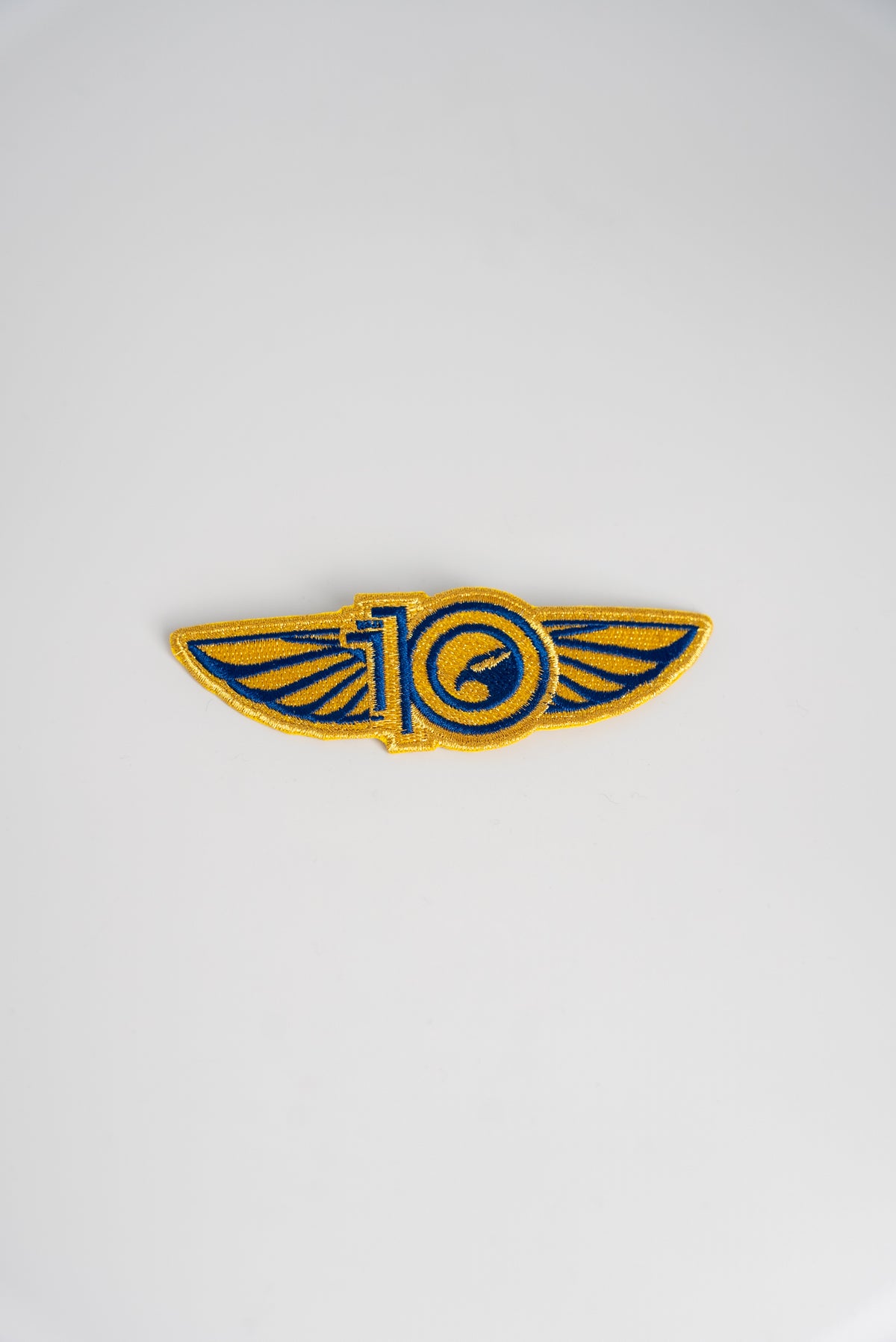 10th Anniversary Gold Patch