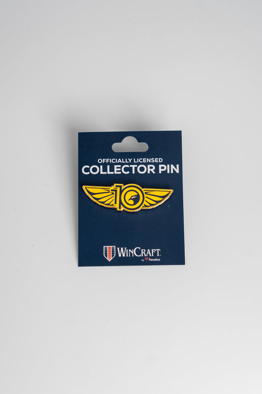 2" Collector Pin - 10th Anniversary