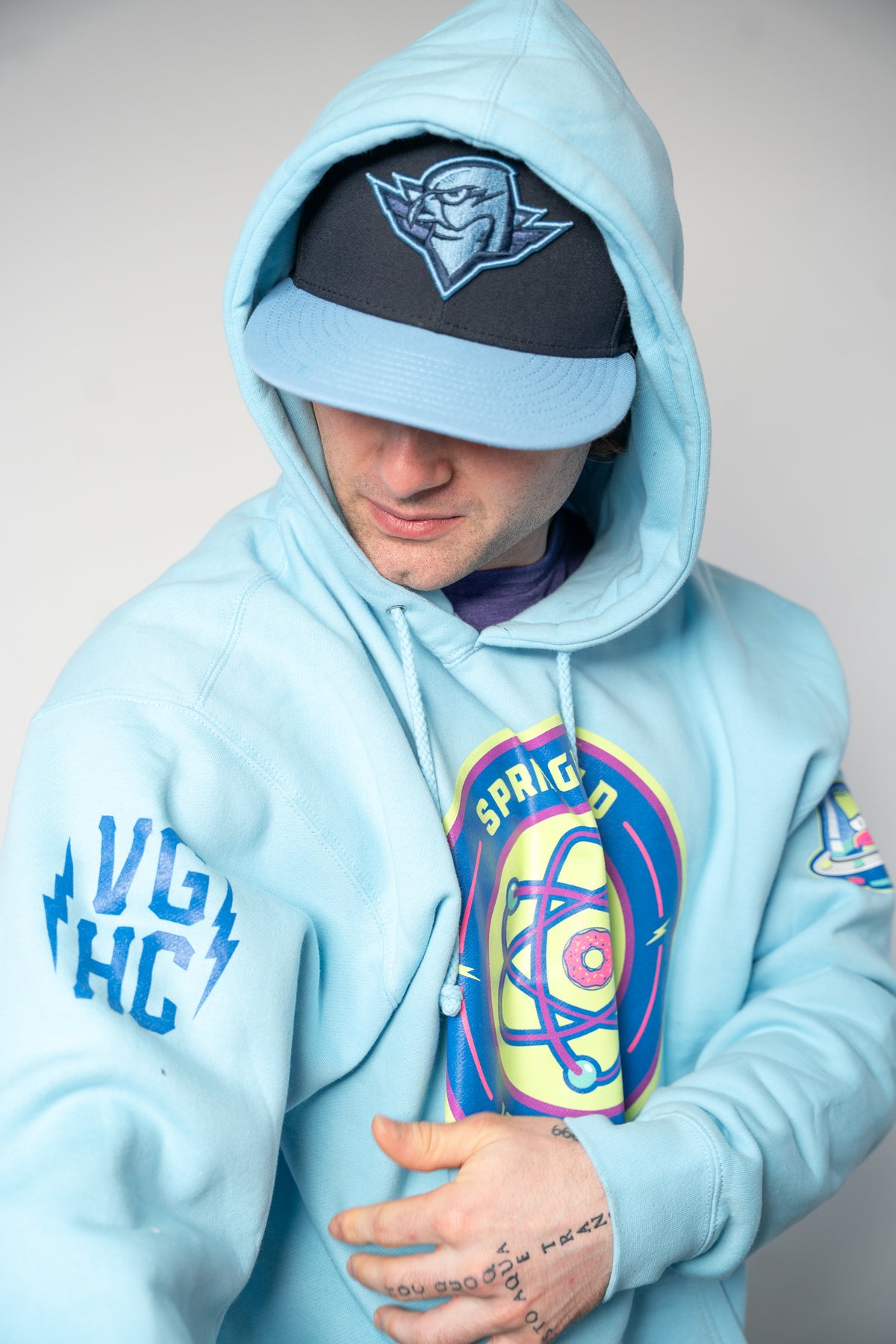 Ice-O-Topes Pullover Hoodie - Blue