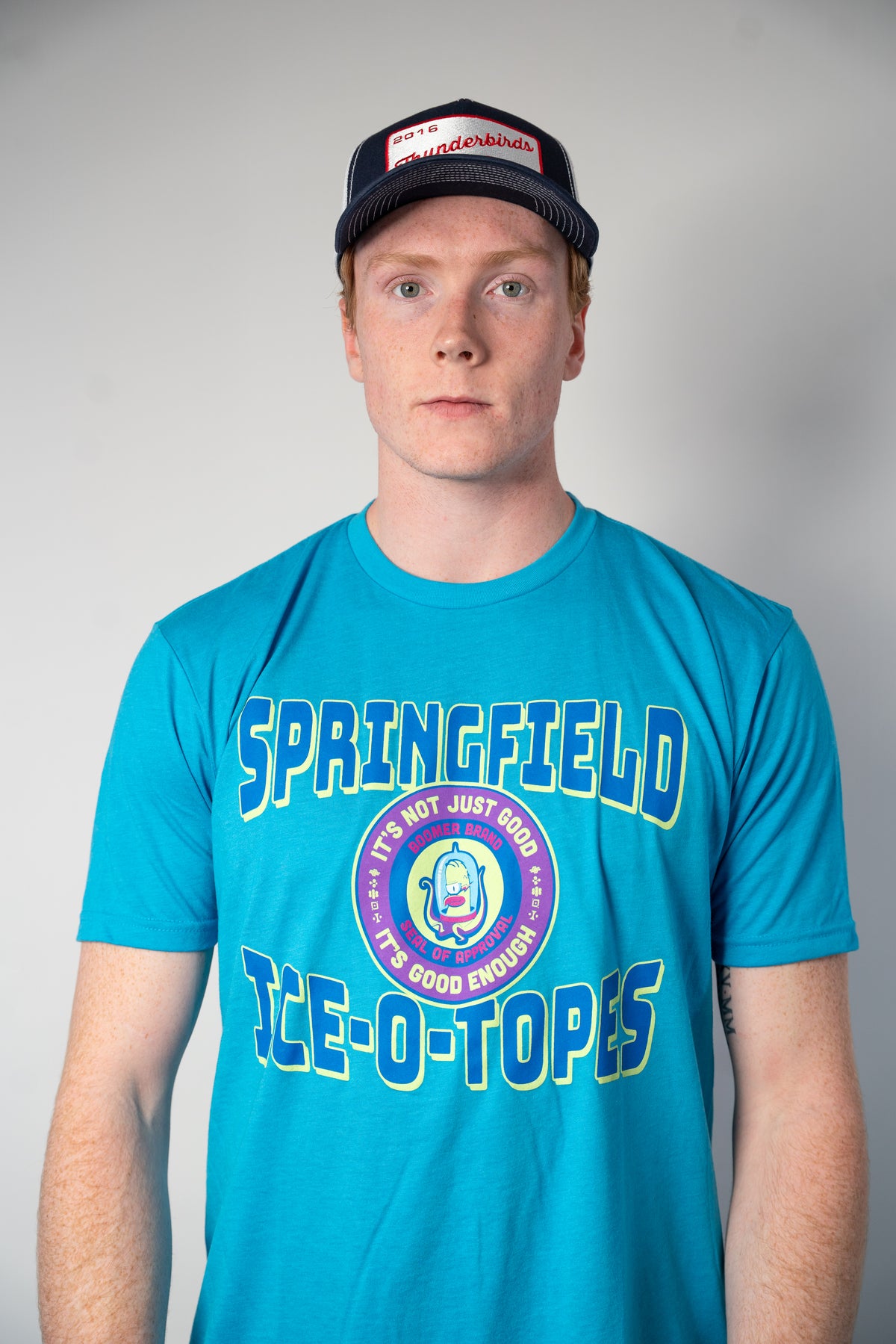 Ice-O-Topes Solid Tee - Turquoise