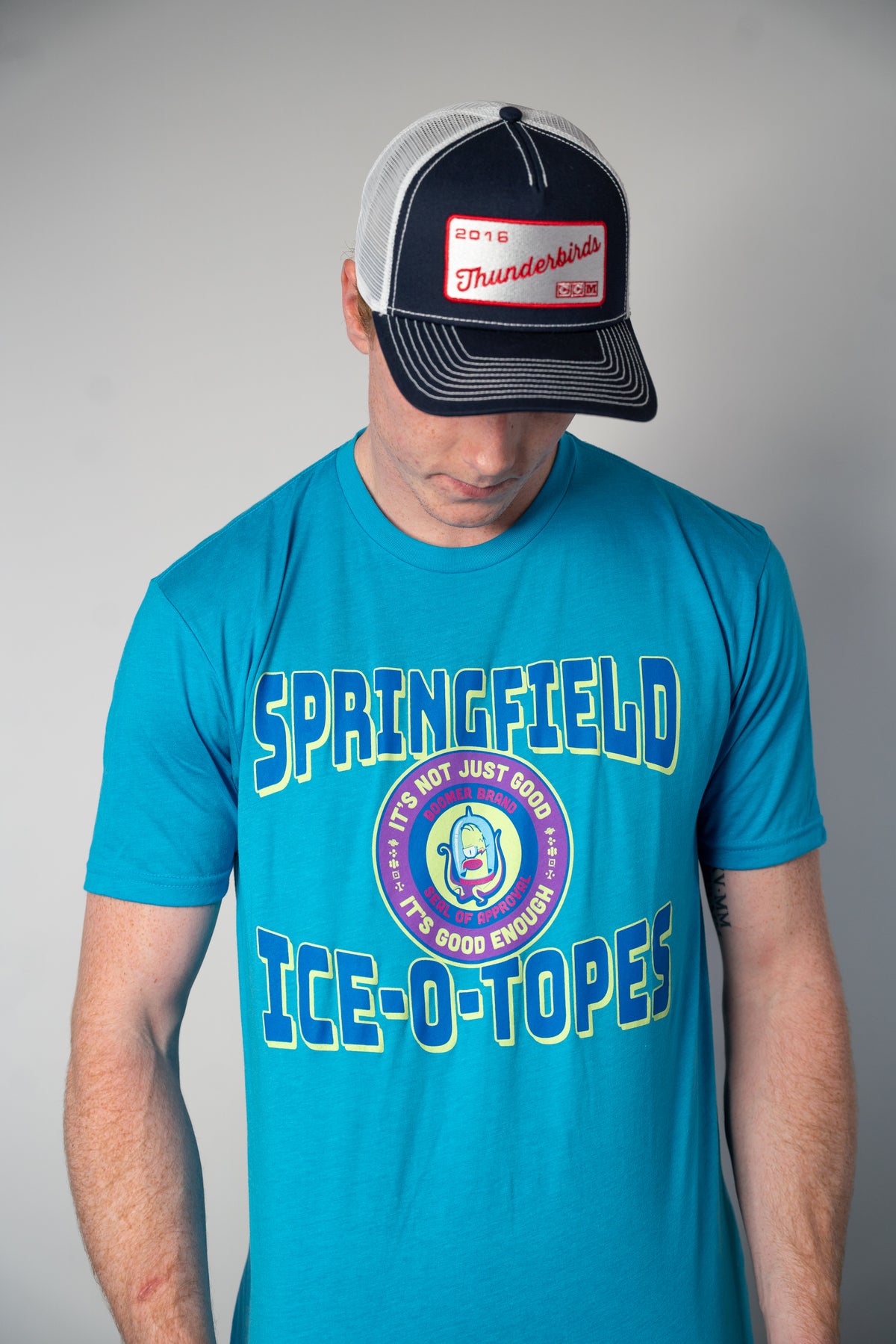 Ice-O-Topes Solid Tee - Turquoise