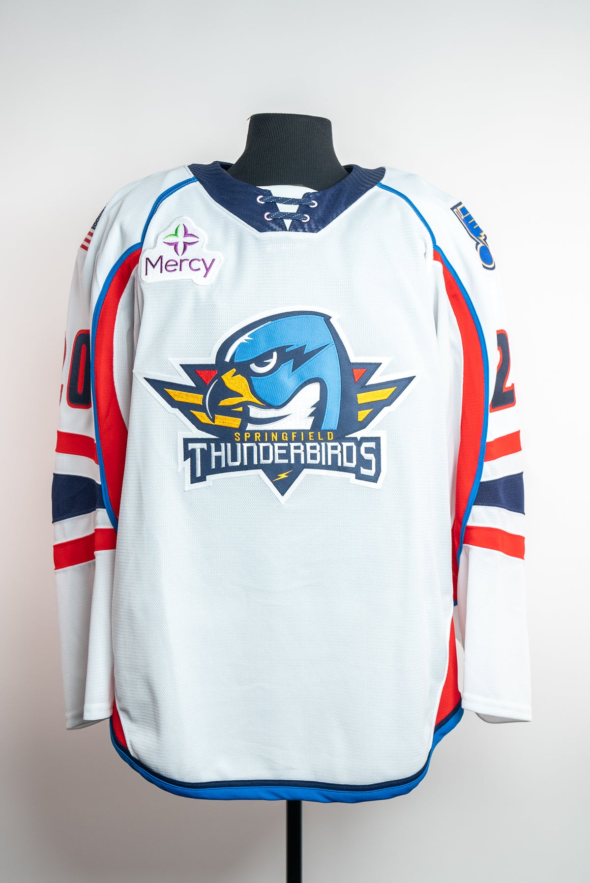2023-24 White Jersey - #20 Steven Jandric  - Game Worn - Size 56