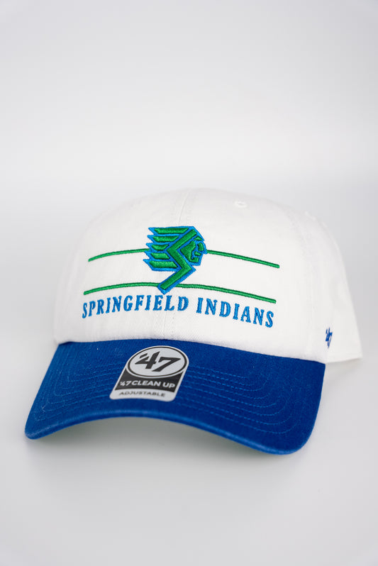 '47 Double Header Indians Clean Up - White/Blue