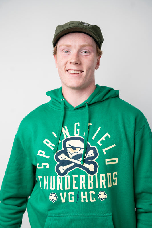 Green Irish Hood - Skull Logo