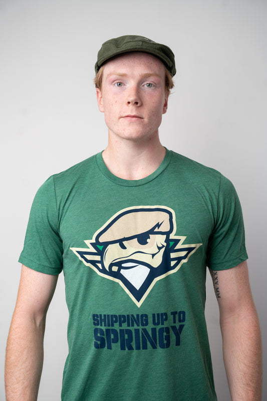 Irish Night Tee - Shipping up to Springy - Green