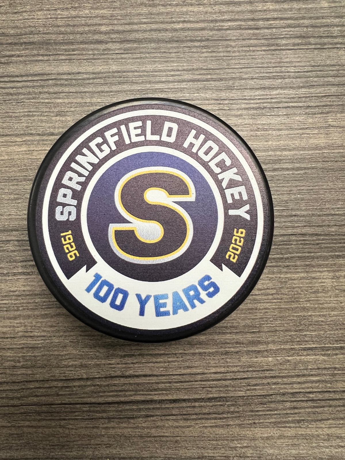 Puck - Springfield Hockey 100 Years
