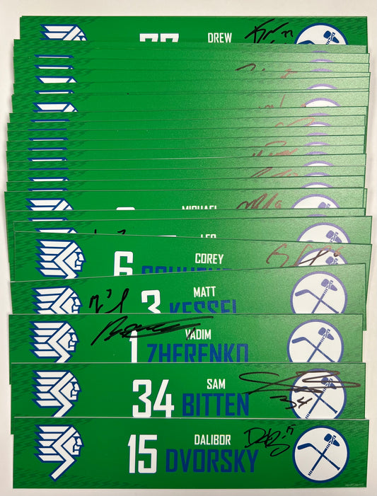 2024-25 Throwback Indians Night Locker Nameplate