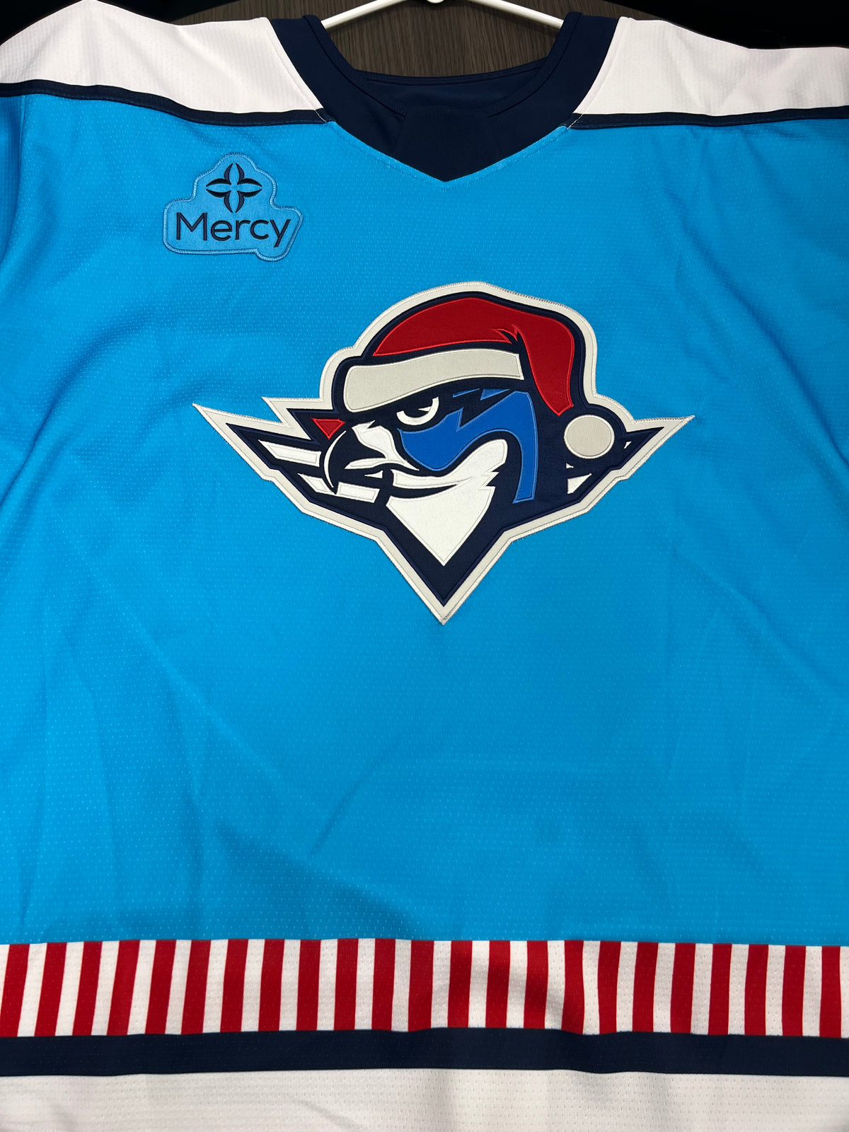 2025-26 Teddy Bear Toss/Santa Boomer Authentic Jersey - #36 Anthony Romano - Game Issued - Size 56 - Set 1/1