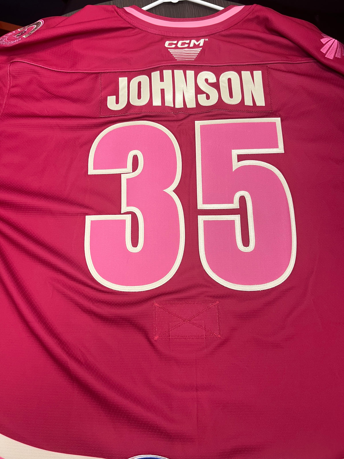 2025-26 Pink in the Rink Authentic Jersey - #35 Cam Johnson - Game Issued - Size 60G - Set 1/1