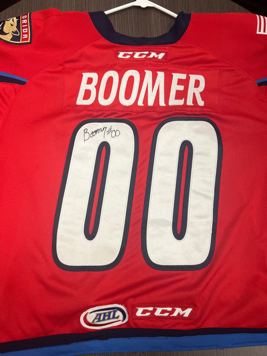 Red Authentic Jersey -  #00 BOOMER
