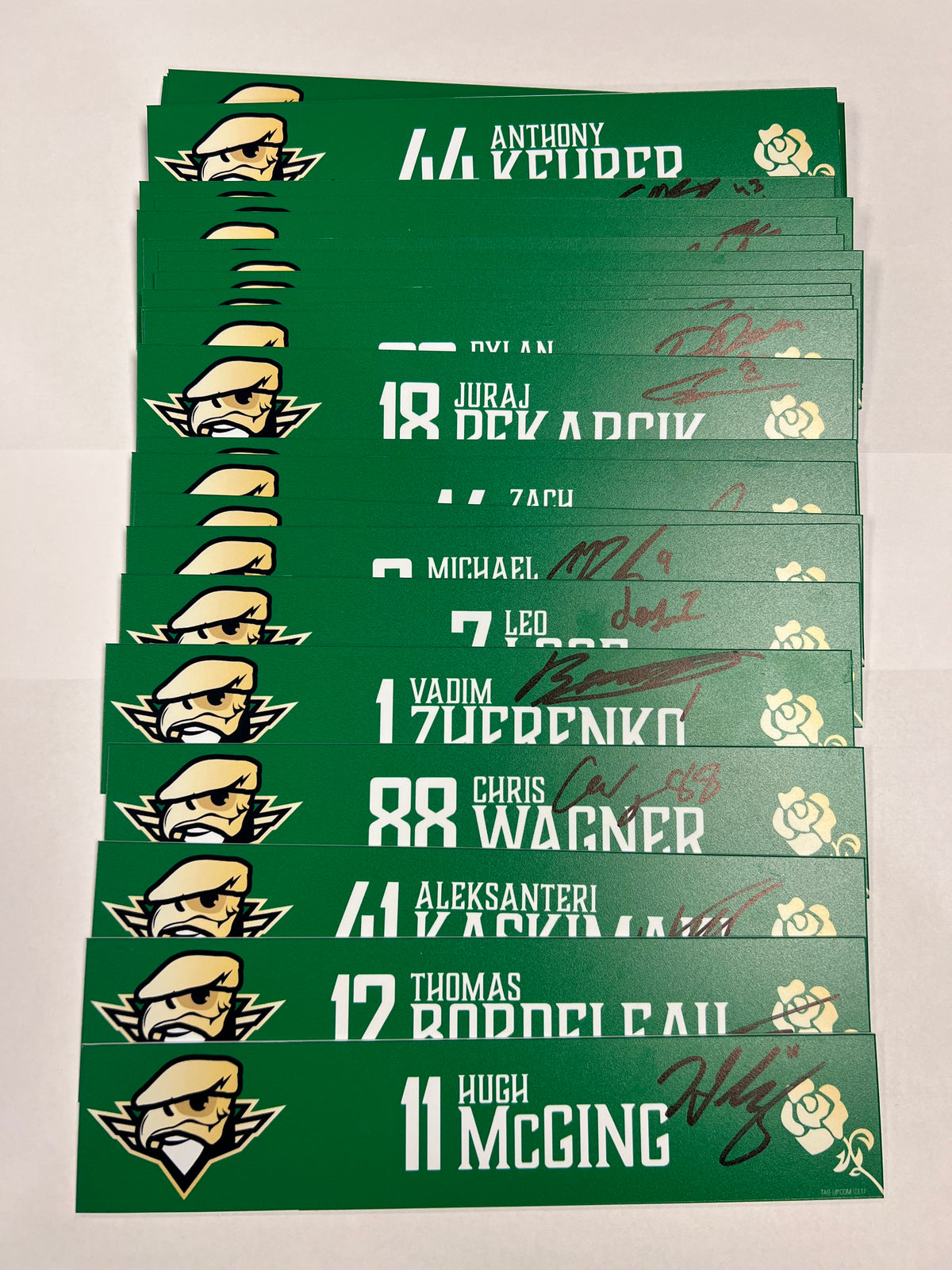 2025-26 Irish Nights Locker Nameplate