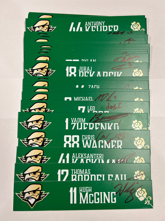 2025-26 Irish Nights Locker Nameplate