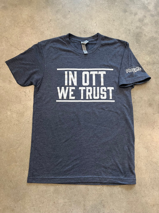 In Ott We Trust Tee - Navy