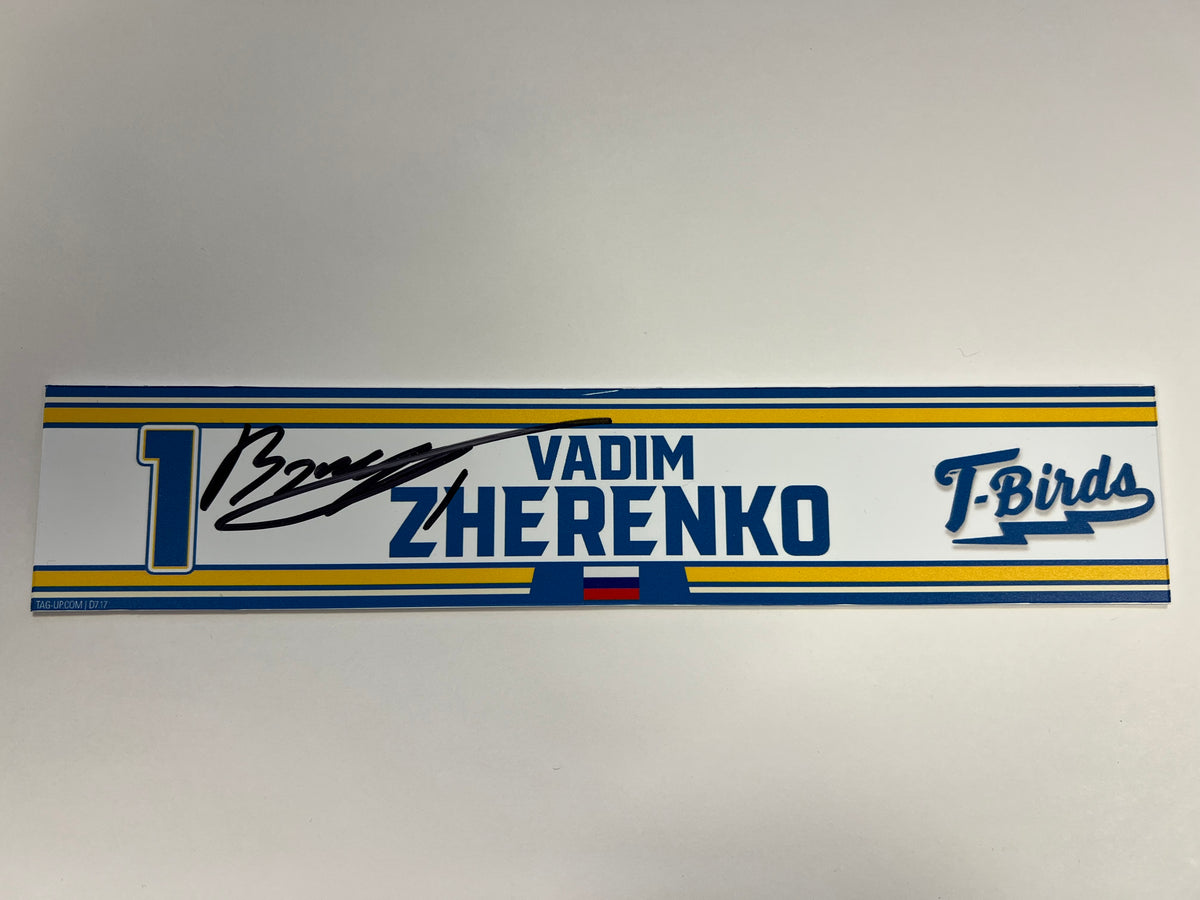 2023-24 Springfield Thunderbirds Locker Nameplate