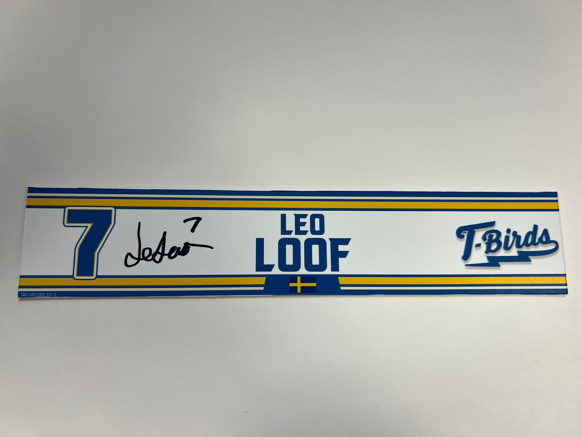 2023-24 Springfield Thunderbirds Locker Nameplate