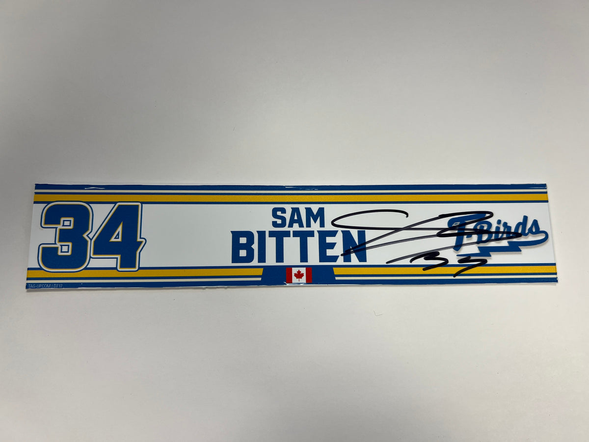 2023-24 Springfield Thunderbirds Locker Nameplate