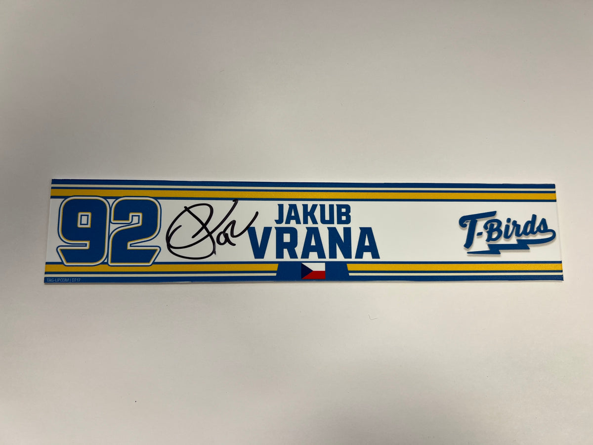 2023-24 Springfield Thunderbirds Locker Nameplate