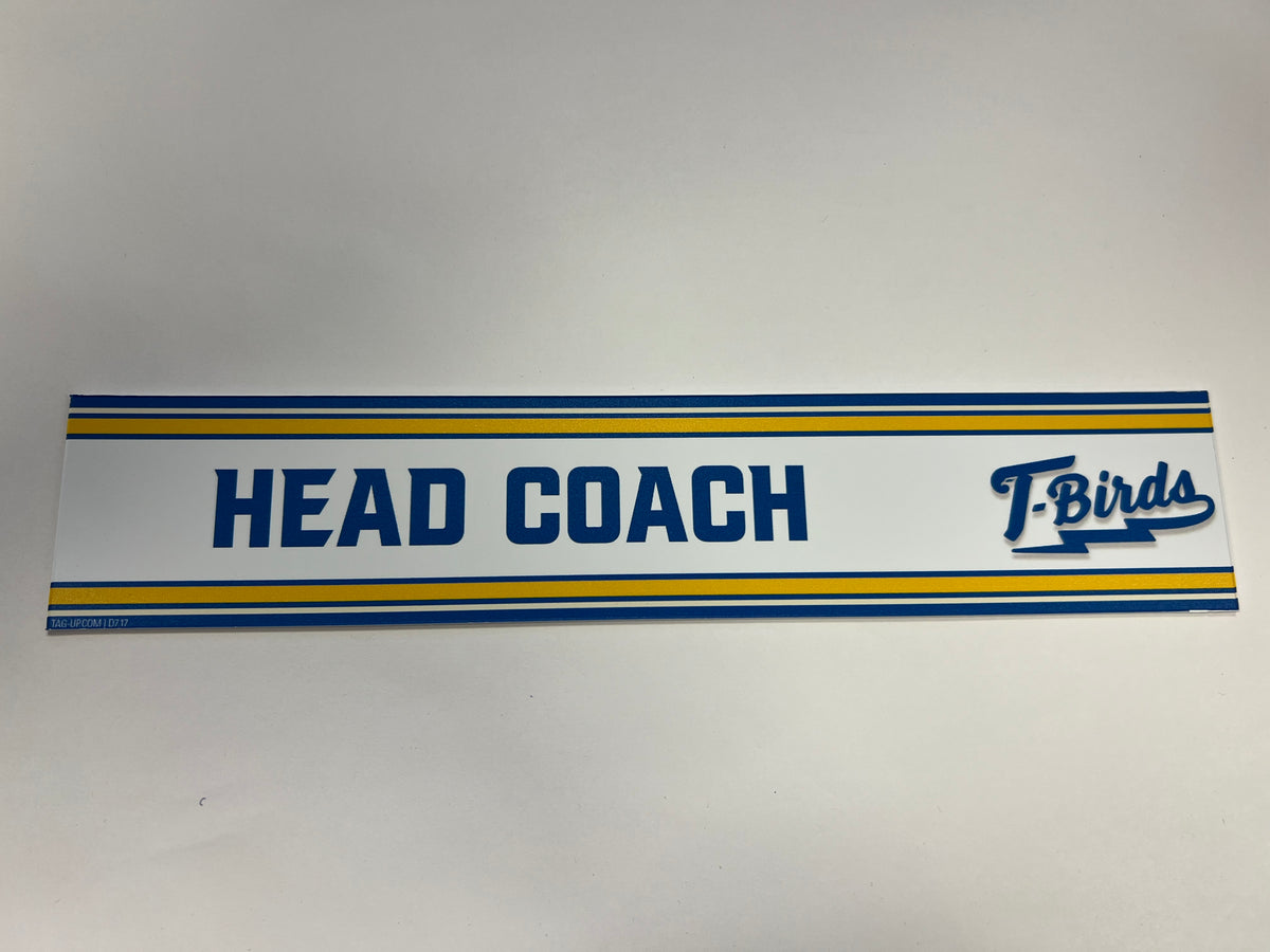 2023-24 Springfield Thunderbirds Locker Nameplate