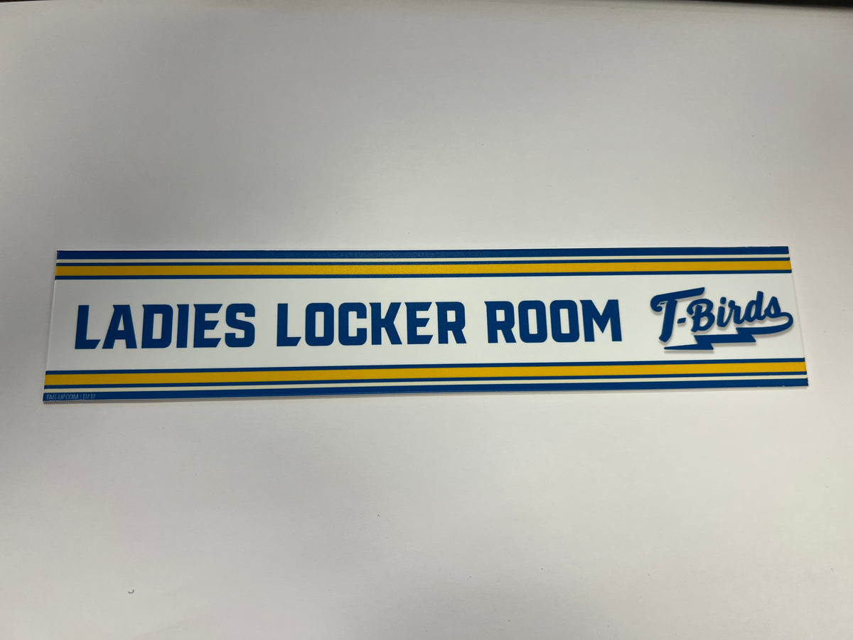2023-24 Springfield Thunderbirds Locker Nameplate