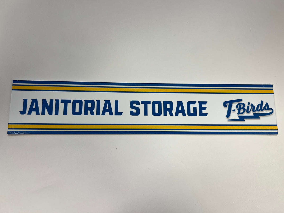 2023-24 Springfield Thunderbirds Locker Nameplate