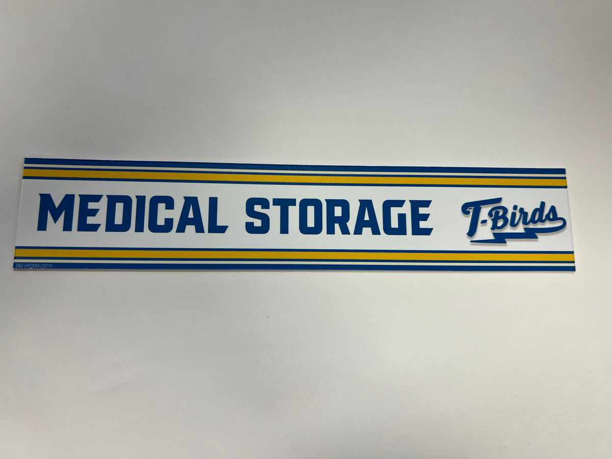 2023-24 Springfield Thunderbirds Locker Nameplate