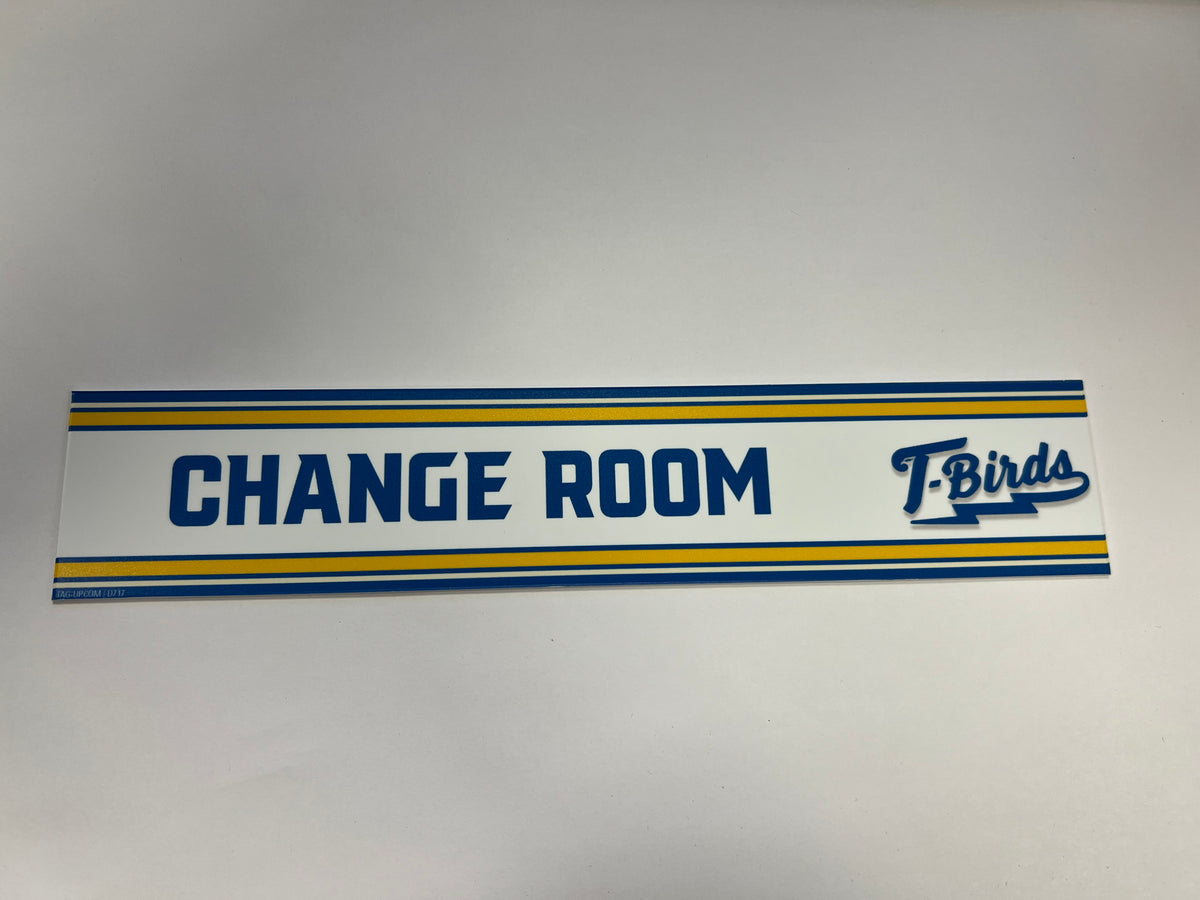 2023-24 Springfield Thunderbirds Locker Nameplate