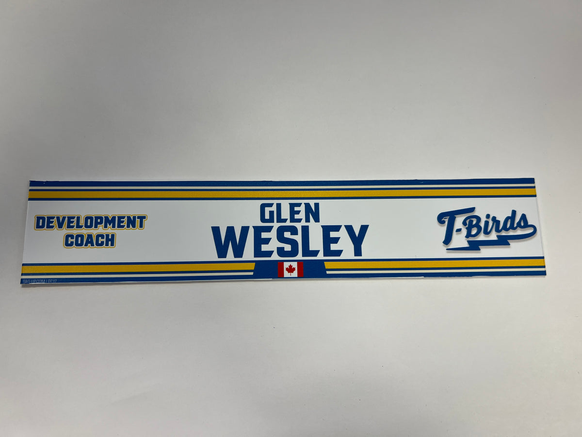 2023-24 Springfield Thunderbirds Locker Nameplate