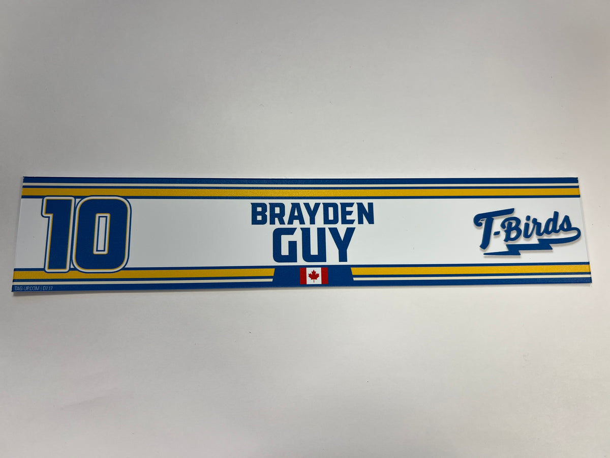 2023-24 Springfield Thunderbirds Locker Nameplate