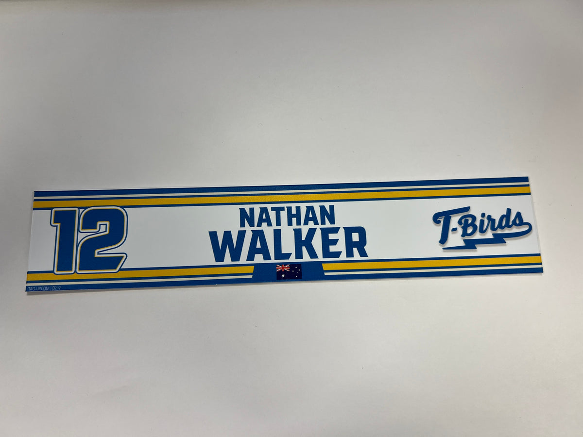 2023-24 Springfield Thunderbirds Locker Nameplate