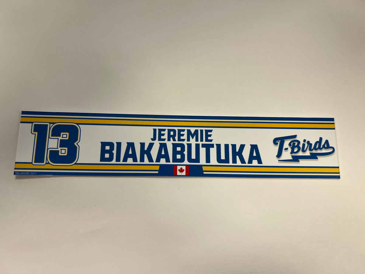 2023-24 Springfield Thunderbirds Locker Nameplate
