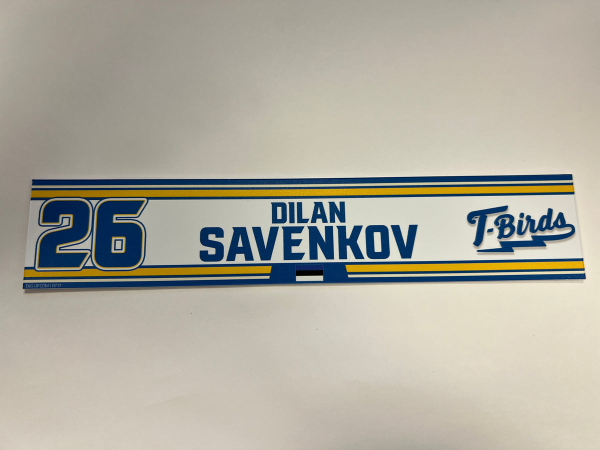 2023-24 Springfield Thunderbirds Locker Nameplate