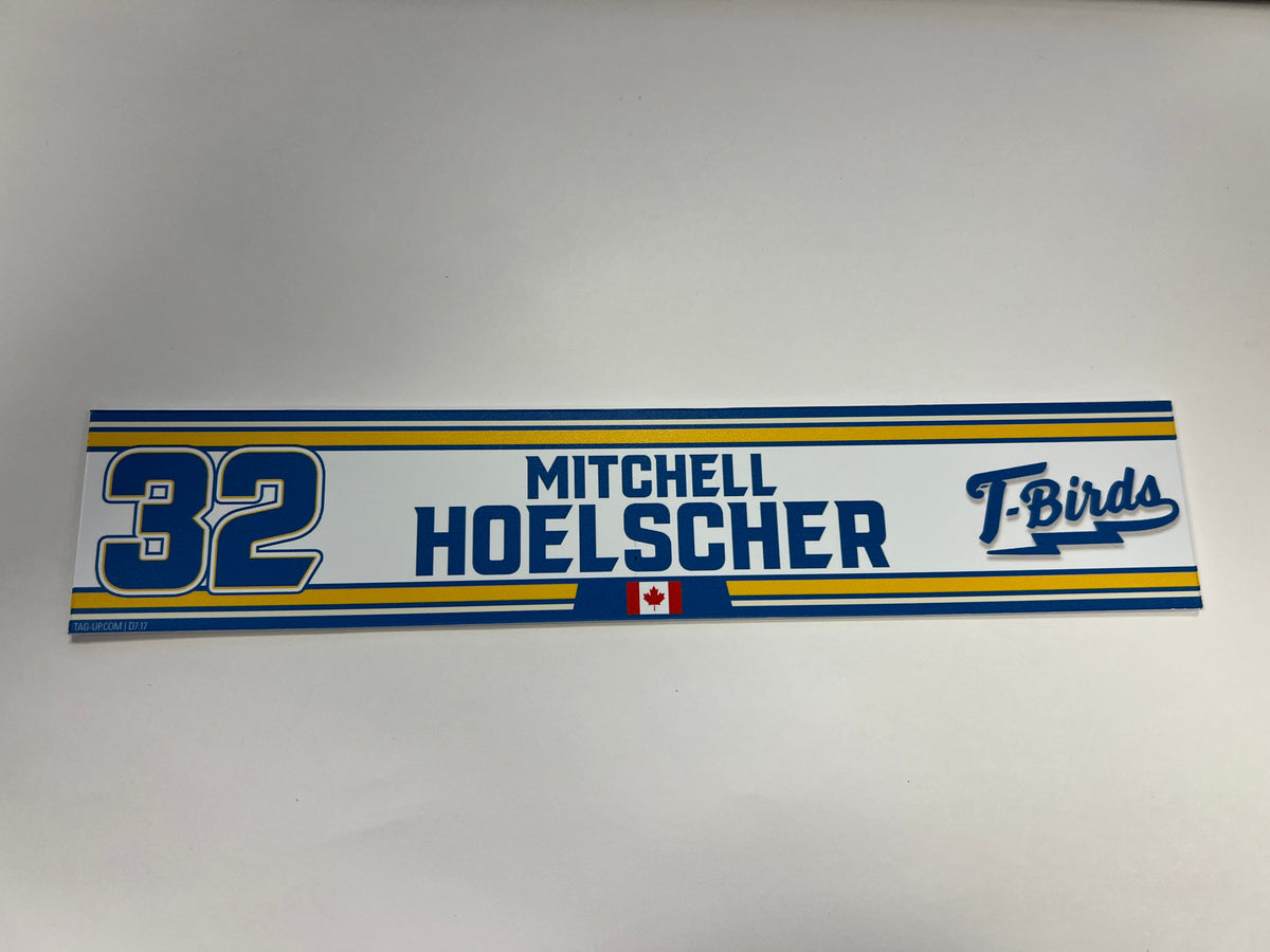 2023-24 Springfield Thunderbirds Locker Nameplate