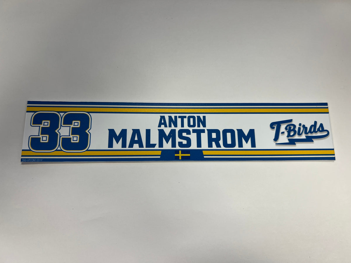 2023-24 Springfield Thunderbirds Locker Nameplate