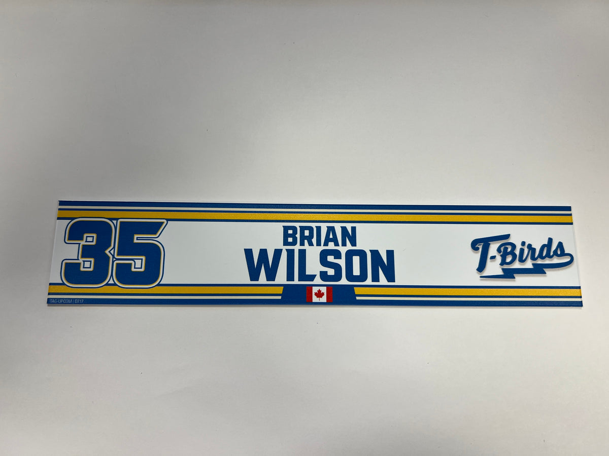 2023-24 Springfield Thunderbirds Locker Nameplate