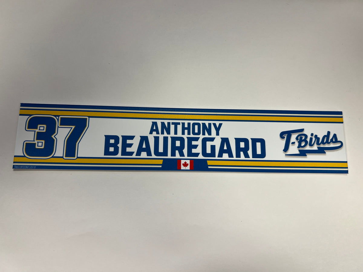2023-24 Springfield Thunderbirds Locker Nameplate