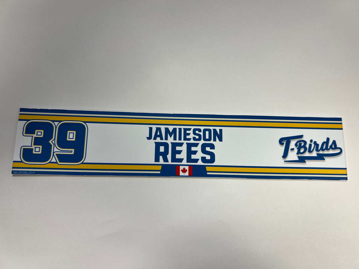 2023-24 Springfield Thunderbirds Locker Nameplate
