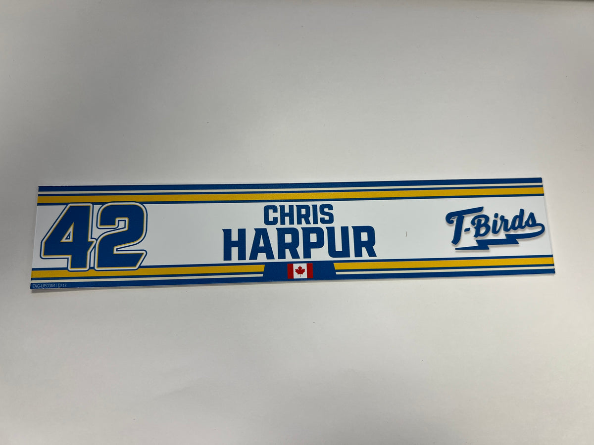 2023-24 Springfield Thunderbirds Locker Nameplate