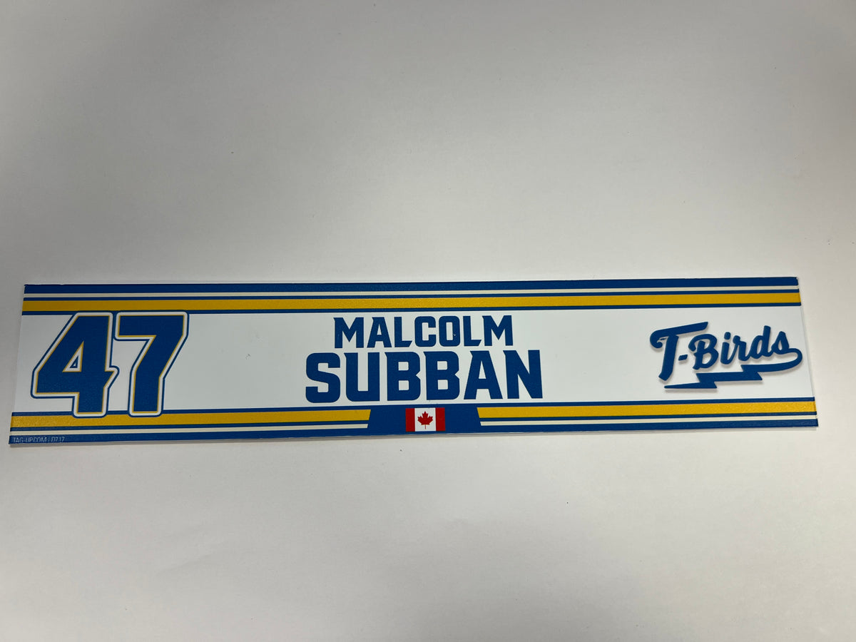 2023-24 Springfield Thunderbirds Locker Nameplate